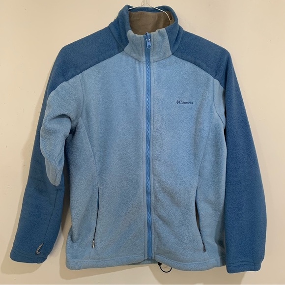 Columbia Jackets & Blazers - Columbia Women's 2 Tone Blue Interchange Fleece Jacket Size Small Full Zip